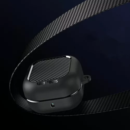Techsuit - CarbonFiber - Samsung Galaxy Buds 4 / Buds 4 Pro tok - Feke-5949419365735 4 kép
