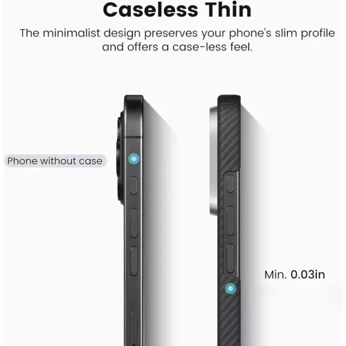 OnePlus 15 Fekete Techsuit - Aramid Fiber MagSafe tok-5949419365940 4 kép