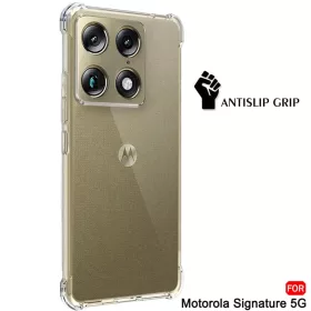 Motorola Signature Átlátszó Techsuit Ütésálló Szilikon tok-5949419365858 2 kép