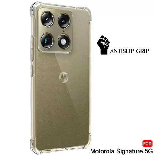 Motorola Signature Átlátszó Techsuit Ütésálló Szilikon tok-5949419365858 2 kép