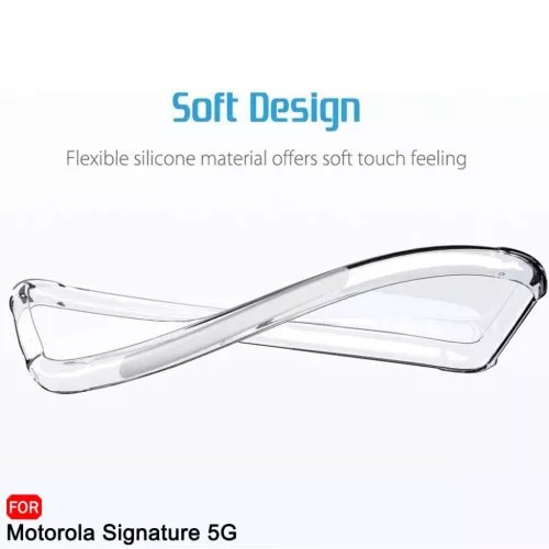 Motorola Signature Átlátszó Techsuit Ütésálló Szilikon tok-5949419365858 4 kép