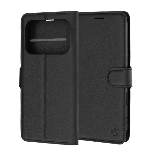 Honor 600 Fekete Techsuit Bőr Fliptok-5949419366022 6 kép