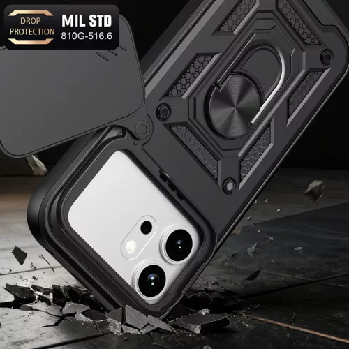 Honor 600 Fekete Techsuit CamShield Sorozat tok-5949419366237 6 kép