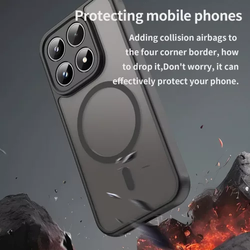Honor 600 Fekete Techsuit HaloFrost II MagSafe tok-5949419366152 3 kép