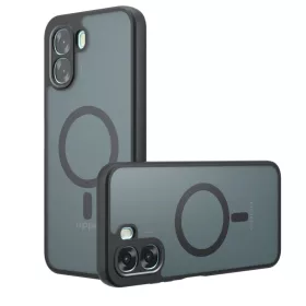   Oppo A6x 4G / A6x 5G Matt Fekete Techsuit PureFrost MagSafe tok
