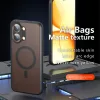 Oppo A6x 4G / A6x 5G Matt Fekete Techsuit PureFrost MagSafe tok-5949419366510 2 kép