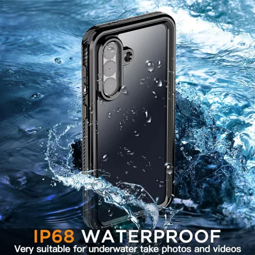 Samsung Galaxy A57 5G Fekete ShellBox Vízálló IP68 tok-5949419366503 4 kép