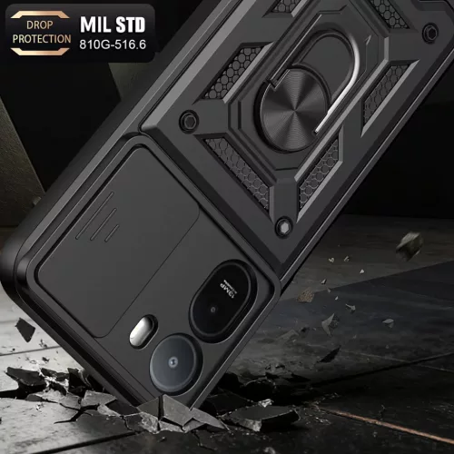 Xiaomi Redmi A7 Pro Fekete Techsuit CamShield sorozat tok-5949419366459 5 kép