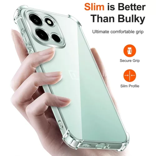 Techsuit - Ütésálló Átlátszó Szilikon - OnePlus Nord 6 - Átlá-5949419366435 5 kép