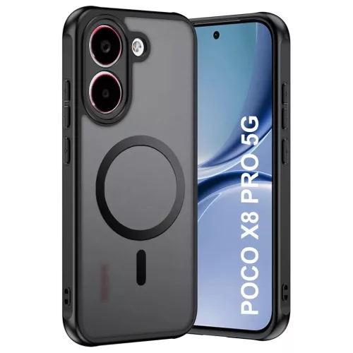 Xiaomi Poco X8 Pro Matt Fekete Techsuit - PureFrost MagSafe tok-5949419366404 2 kép
