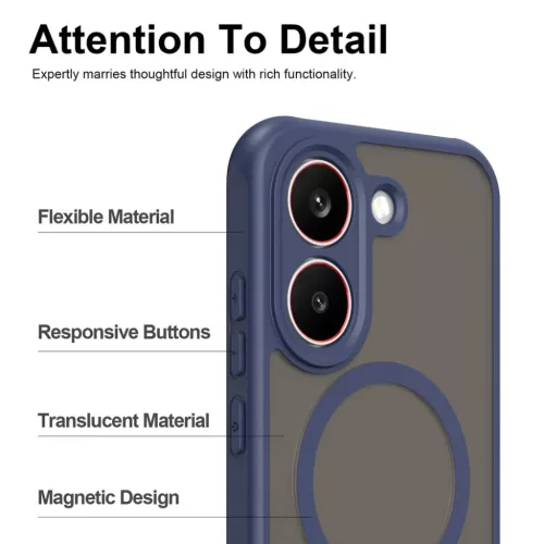 Xiaomi Poco X8 Pro navy blue Techsuit HaloFrost II MagSafe tok-5949419366398 3 kép