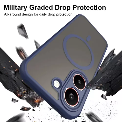 Xiaomi Poco X8 Pro navy blue Techsuit HaloFrost II MagSafe tok-5949419366398 6 kép
