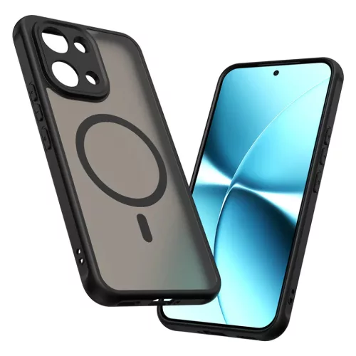 Xiaomi Poco X8 Pro Max Fekete Techsuit HaloFrost II MagSafe tok-5949419366374 2 kép