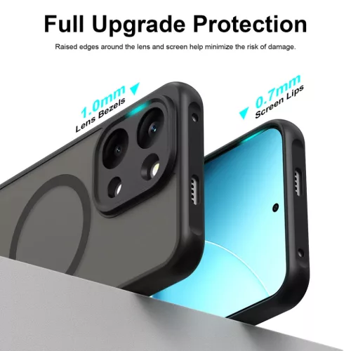 Xiaomi Poco X8 Pro Max Fekete Techsuit HaloFrost II MagSafe tok-5949419366374 5 kép