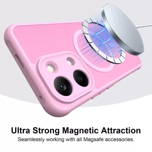 Xiaomi Poco X8 Pro Max Pink Techsuit HaloFrost II MagSafe tok-5949419366367 4 kép