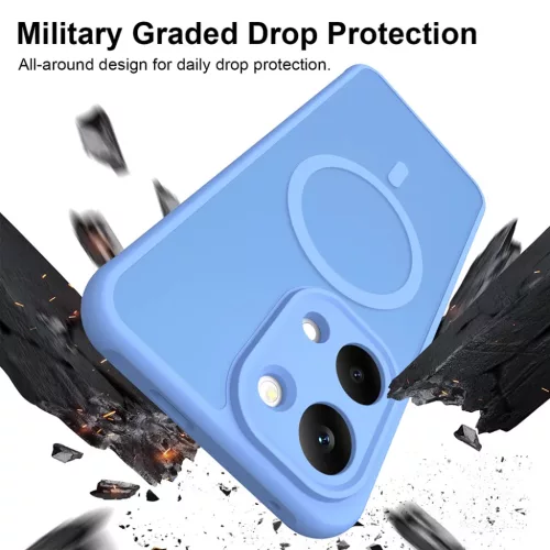 Xiaomi Poco X8 Pro Max Sky Blue Techsuit - HaloFrost II MagSafe tok-5949419366343 6 kép