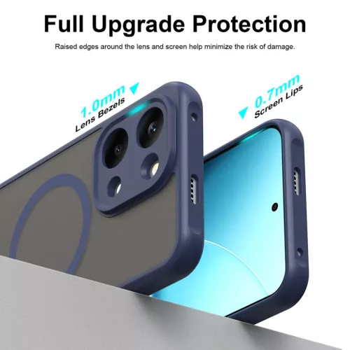 Xiaomi Poco X8 Pro Max Techsuit HaloFrost II MagSafe Navy Blue tok-5949419366329 5 kép