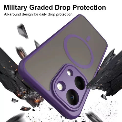 Xiaomi Poco X8 Pro Max Purple Techsuit HaloFrost II MagSafe tok-5949419366312 6 kép