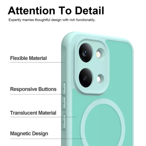 Xiaomi Poco X8 Pro Max Zöldes menta Techsuit HaloFrost II MagSafe tok-5949419366305 3 kép