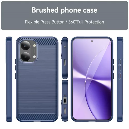 Xiaomi Poco X8 Pro Max Kék Techsuit - Carbon Silicone tok-5949419366299 5 kép
