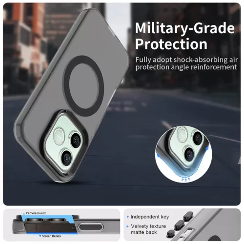 Honor 600 Lite Fekete Techsuit - CandyCase MagSafe tok-5949419367203 4 kép