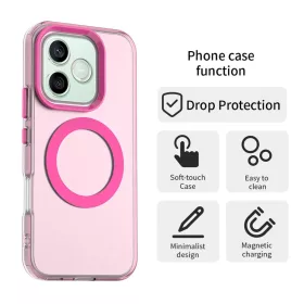 Honor 600 Lite Pink Techsuit - CandyCase MagSafe tok-5949419367180 2 kép