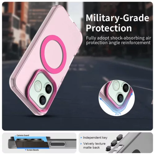 Honor 600 Lite Pink Techsuit - CandyCase MagSafe tok-5949419367180 4 kép