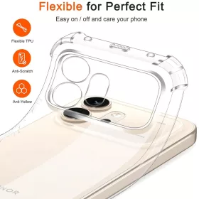 Honor 600 Átlátszó Techsuit Ütésálló Szilikon tok-5949419367098 2 kép