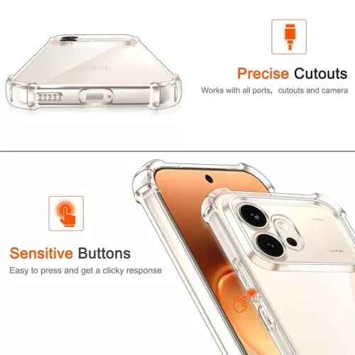 Honor 600 Pro Átlátszó Techsuit Ütésálló Átlátszó Szilikon t-5949419367081 2 kép