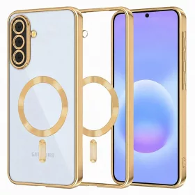 Samsung Galaxy A57 5G Arany Techsuit Luxury Crystal MagSafe tok-5949419366909 1 kép