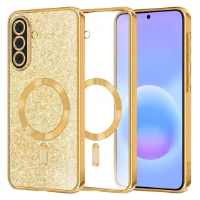 Samsung Galaxy A57 5G Arany Techsuit - Luxury Glitter MagSafe tok-5949419366817 1 kép