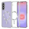 Samsung Galaxy A37 5G Ezüst Techsuit - Luxury Crystal MagSafe tok