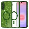 Samsung Galaxy A37 5G Mélyzöld Techsuit Lux Glitter MagSafe tok-5949419366657 1 kép