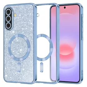 Samsung Galaxy A37 5G Világoskék Techsuit - Luxury Glitter MagSafe t-5949419366602 1 kép