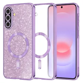 Samsung Galaxy A37 5G Light Purple Techsuit Luxury Glitter MagSafe tok-5949419366572 1 kép