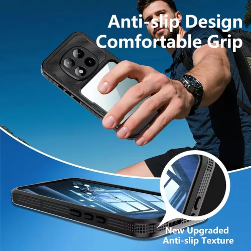 Xiaomi Redmi Note 15 Pro 5G Fekete ShellBox - Vízhatlan IP68 tok-5949419366558 4 kép