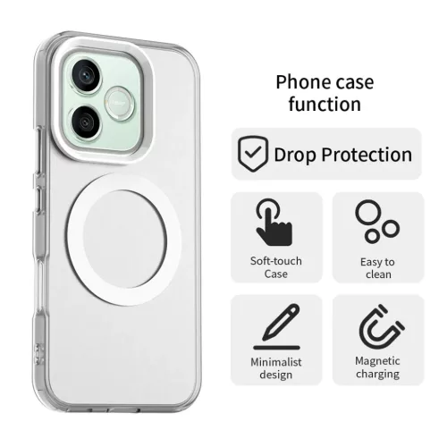 Honor 600 / 600 Pro Fehér Techsuit - CandyCase MagSafe tok-5949419367753 2 kép