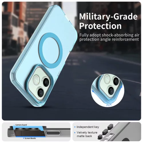 Honor 600 / 600 Pro Kék Techsuit CandyCase MagSafe tok-5949419367739 3 kép