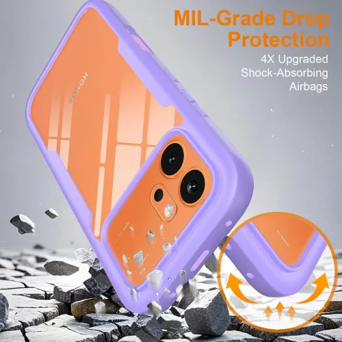 Honor 600 / 600 Pro Lila Techsuit ColorVerse 360 Sorozat + Kijelzővé-5949419367678 3 kép