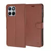 Motorola Edge 70 Fusion Barna Techsuit Bőr fliptok