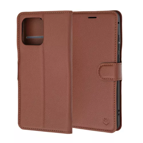 Motorola Edge 70 Fusion Barna Techsuit Bőr fliptok-5949419367647 4 kép