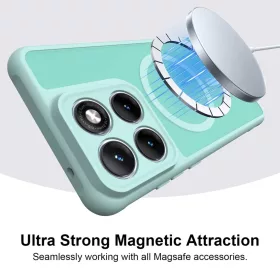 Motorola Edge 70 Fusion Menta zöld Techsuit HaloFrost II MagSafe tok-5949419367388 2 kép
