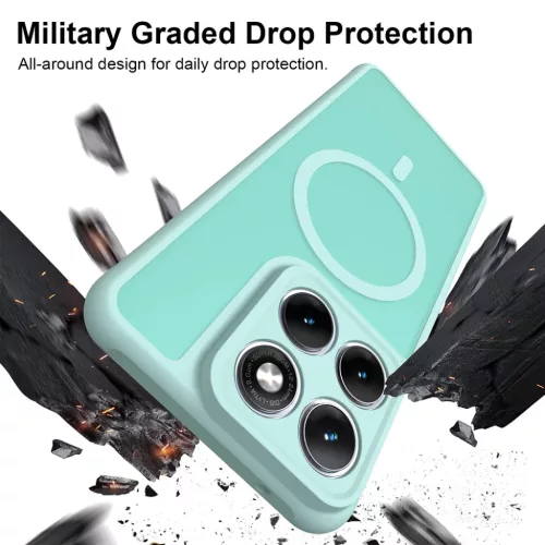 Motorola Edge 70 Fusion Menta zöld Techsuit HaloFrost II MagSafe tok-5949419367388 5 kép