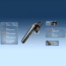 Techsuit - Bluetooth Headset Voicera (CB3) - Bluetooth 5.1, Hands-Free-5949419367845 2 kép