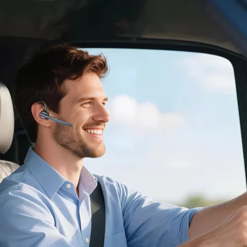 Techsuit - Bluetooth Headset Vocelis Pro (CB4) - Bluetooth 5.0, Hook D-5949419367838 4 kép