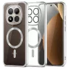 Xiaomi Redmi Note 15 Pro+ 5G / Poco M8 Pro 5G Ezüst Techsuit Luxus Kristály MagSafe tok
