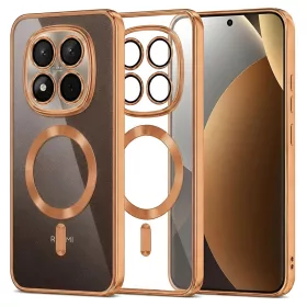   Xiaomi Redmi Note 15 Pro+ 5G / Poco M8 Pro 5G Narancs Techsuit - Luxury Crystal MagSafe tok