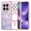 Xiaomi Redmi Note 15 5G / Note 15 4G / Poco M8 5G Pink Techsuit - Luxury Crystal MagSafe tok