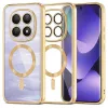Xiaomi Redmi Note 15 5G Gold Techsuit - Luxury Crystal MagSafe tok-5949419368125 1 kép