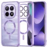 Xiaomi Redmi Note 15 5G / Note 15 4G / Poco M8 5G Light Purple Techsuit - Luxury Crystal MagSafe tok